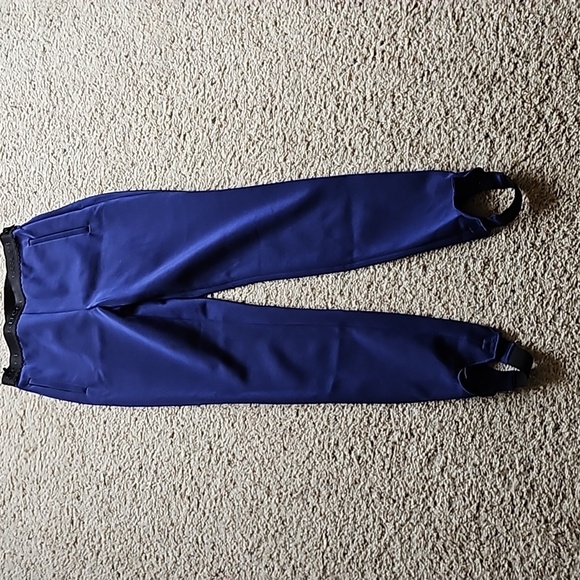 Gucci Pants - Gucci Dark Blue Black Band Zip Up Pant Slacks Leggings Tights Sz. 40